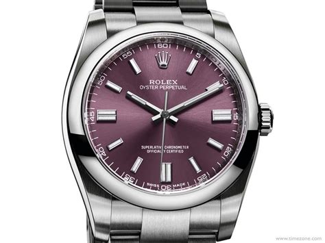 automatic Rolex purple face